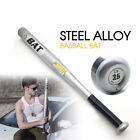 25″ 63cm Steel alloy Silver Baseball Bat Racket Softball Outdoor Sports