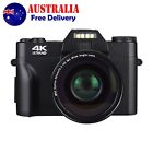 4K Digital Camera 3inch Flip Screen WIFI Autofocus Video Camcorder 48MP 16X Zoom